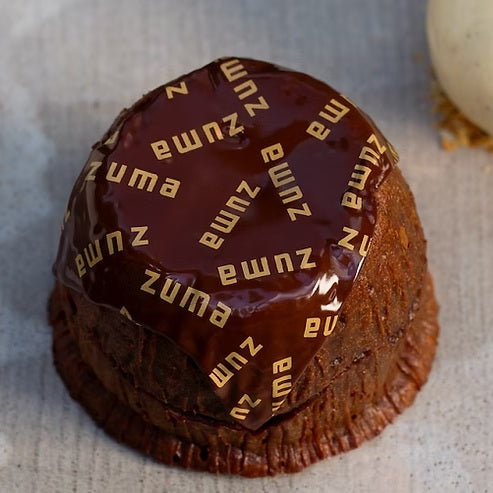 ZUMA CHOCOLATE FOR LAVACAKE MADE WITH CHOCOLATE TRANSFER SHEET FOR PLEXIGLASS 